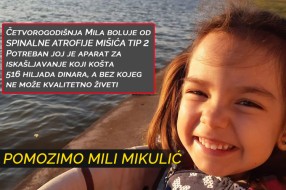 Pomozimo Mili da dobije aparat neophodan za život