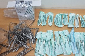 Zaplenjena zubarska oprema vredna 700.000 dinara