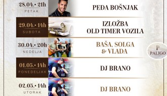 Zabavni sadržaj i bogata gastro ponuda tokom prvomajskih praznika u restoranu "Paligo palata"