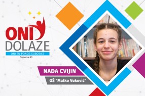 Oni dolaze: Nađa Cvijin, učenica OŠ "Matko Vuković" i članica KK "Spartak Enpi"