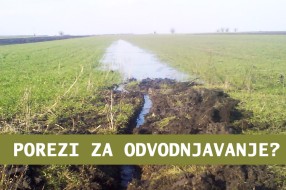Građanima stižu porezi za odvodnjavanje