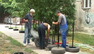 Zaštitna ograda i u dvorištu Tehničke škole "Ivan Sarić"