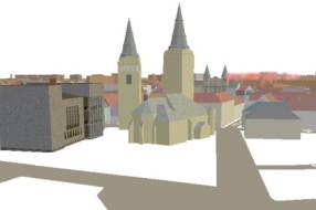 Trodimenzionalna kompjuterska animacija centra Subotice