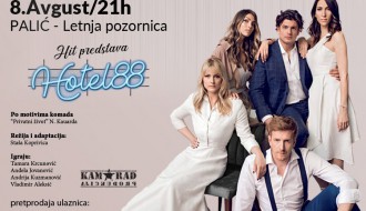 Predstava "Hotel 88" 8. avgusta na Letnjoj pozornici