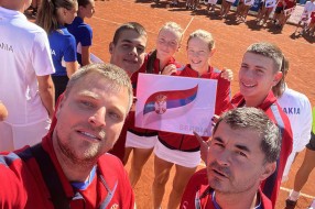 Tenis: Trener Spartaka Ladislav Demeter sa reprezentacijom Srbije na krovu Evrope!