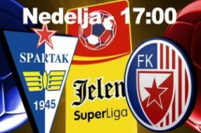Fudbal: Spartak Zlatibor voda - Crvena zvezda - nedelja, 17 časova