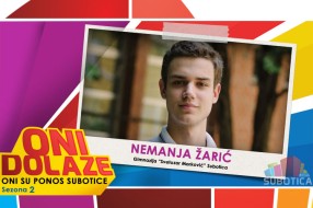 Oni dolaze: Nemanja Žarić, učenik Gimnazije „Svetozar Marković“