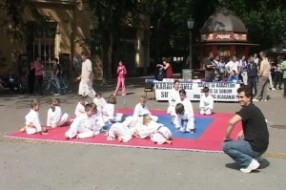 Karate prezentacija u centru grada
