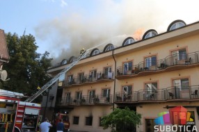 Goreo hotel Gloria, velika materijalna šteta, nema povređenih