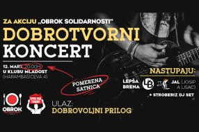 Koncert za podršku akciji "Obrok solidarnosti" u subotu u klubu "Mladost"