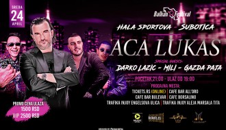 Velika žurka u Hali sportova - Aca Lukas i gosti (24. april)
