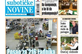 O čemu pišu sutrašnje Subotičke novine?