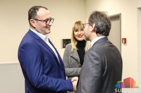 Gradonačelnik Bakić i ambasador EU Žiofre obišli fabriku "Bojsen"