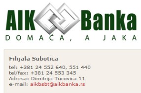 AIK banka odobrava subvencionisane kredite