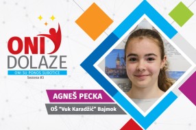 Oni dolaze: Agneš Pecka, učenica OŠ "Vuk Karadžić" u Bajmoku
