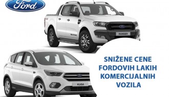 Snižene cene Fordovih lakih komercijalnih vozila