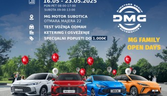 "MG family Open day" u Subotici – automobilistički događaj koji spaja stil, tehnologiju i zabavu