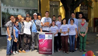 Karavan prijateljstva na Gradskom trgu u Subotici