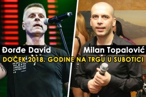 Đorđe David i Topalko na Gradskom trgu za Novu godinu