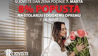 Ušteda i kvalitet za Dan žena - Joviste obeležava 8. mart!