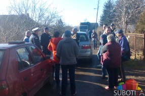 Protest: Građani Skadarlijske blokirali prolaz teškim kamionima
