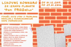 Likovni konkurs za izradu plakata u okviru projekta "Budi DRUGačiji"