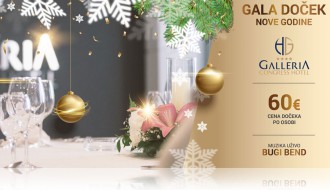 Gala doček Nove godine u Hotelu "Galleria"