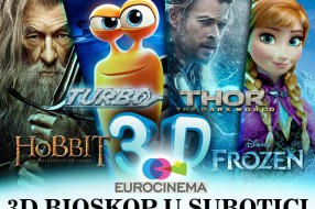 Prve 3D projekcije od sutra u bioskopu Eurocinema