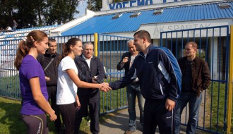 Državni sekretar u ministarstvu omladine i sporta posetio Spartakove atletičare