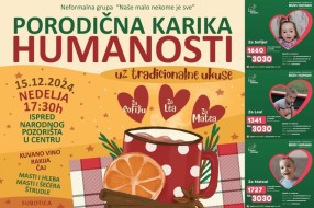 "Porodična karika humanosti" uz tradicionalne ukuse (vino, hleba-masti, štrudle) u nedelju