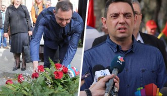 Vulin položio venac na Spomenik njihovoj vernosti