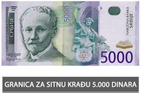 Granica za sitnu krađu 5.000 dinara