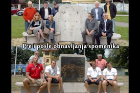 Obnavljanje spomenika Lajošu Vermešu