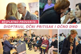 Besplatna provera dioptrije i očnog pritiska za sugrađane