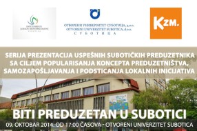 Prezentacija: "Biti preduzetan u Subotici"