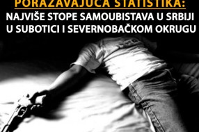 Najviše samoubistava u Subotici i Severnobačkom okrugu