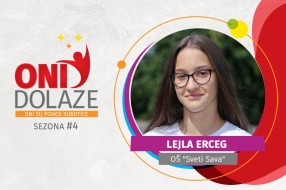 Oni dolaze: Lejla Erceg, učenica OŠ „Sveti Sava“