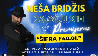 Neša Bridžis 23. avgusta na Letnjoj pozornici na Paliću