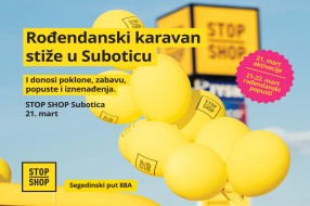 "STOP SHOP" proslavlja 10. godinu poslovanja u Subotici uz poklone, zabavu i popuste