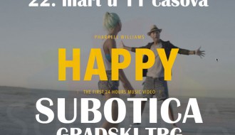 Javno snimanje neformalnog promotivnog spota za Suboticu