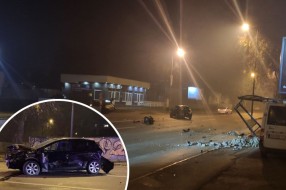 Teško povređena osoba u saobraćajnoj nezgodi kod Rotografike