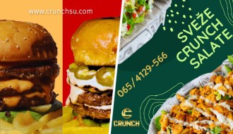 Tortilje, novopazarski ćevapi i bavarske kobasice punjene sirom - novine u restoranu brze hrane "Crunch"