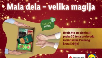 "Mala dela -  velika magija" - kupci u "Lidlu" donirali robu u iznosu od 6.3 miliona dinara