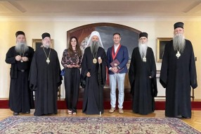 Borko Milošev odlikovan ordenom za donatora crkve na Prozivci