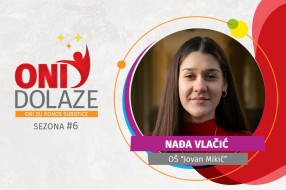 Oni dolaze: Nađa Vlačić, učenica generacije OŠ "Jovan Mikić"