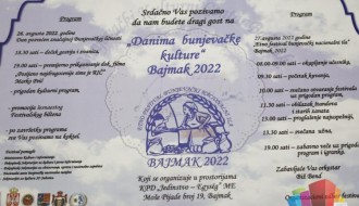Za vikend u Bajmoku „Dani bunjevačke kulture“