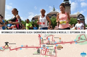 Informacije o zatvaranju ulica i saobraćanju autobusa u nedelju