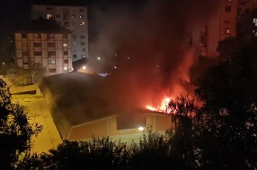 Goreli automobili u centralnoj garaži na Radijalcu - šteta velika, nema povređenih