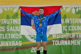 Dizanje tegova: Balaž Benčik Maša osvojio bronzu na Kupu baltičkih nacija