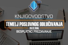 Besplatno predavanje na temu "Knjigovodstvo"